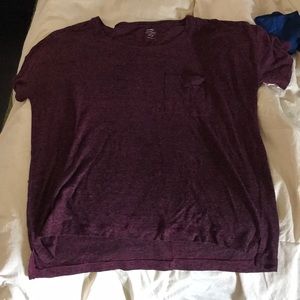 Purple t shirt